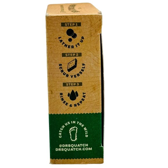 2x Dr. Squatch SPEARMINT BASIL All Natural 5oz Bar Soap for Men with Zero Grit, - Picture 5 of 5